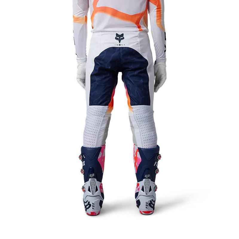 FOX Pantalon Moto Flexair Ryvr Edicion Limitada Blanco/Azul/Rosado - Rideshop