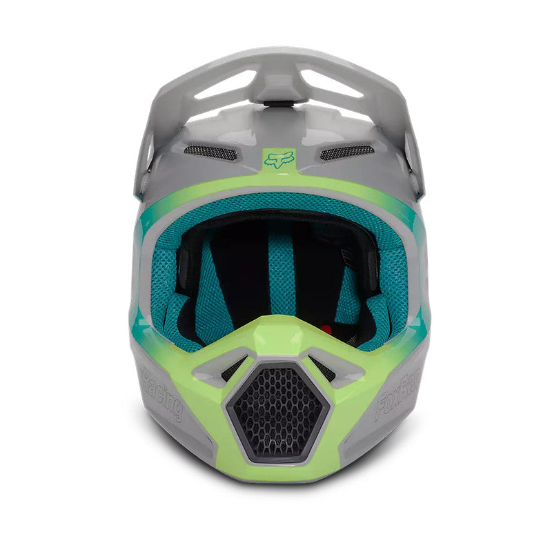 FOX Casco Moto V1 Horyzn Gris/Negro/Amarillo - Rideshop