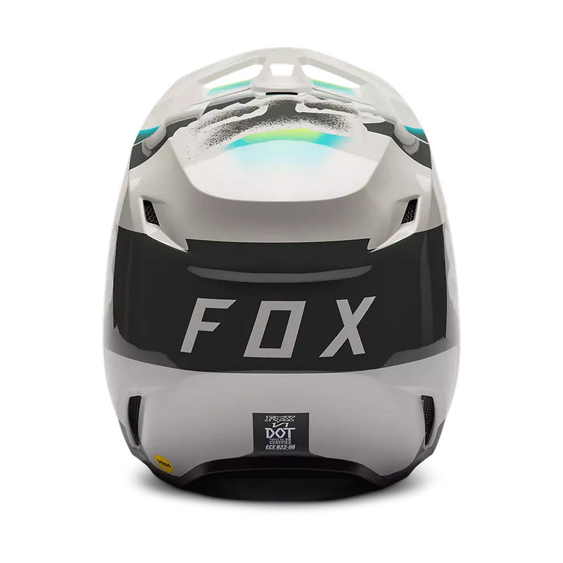 FOX Casco Moto V1 Horyzn Gris/Negro/Amarillo - Rideshop