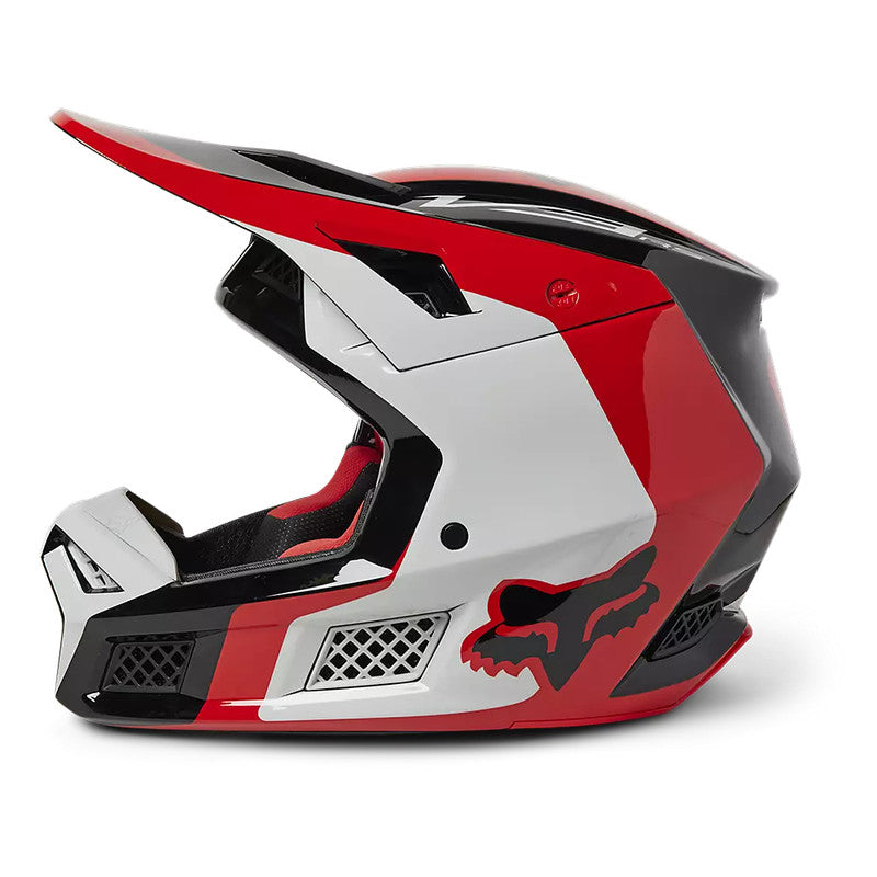 Casco Moto V3 RS Efekt Rojo/Blanco/Negro Fox - Rideshop