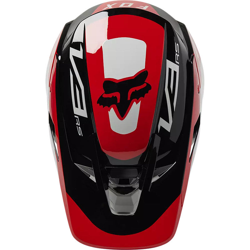 Casco Moto V3 RS Efekt Rojo/Blanco/Negro Fox - Rideshop