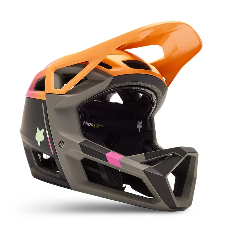 FOX Casco Bicicleta Proframe RS Clyzo Naranjo/Negro/Rosado - Rideshop