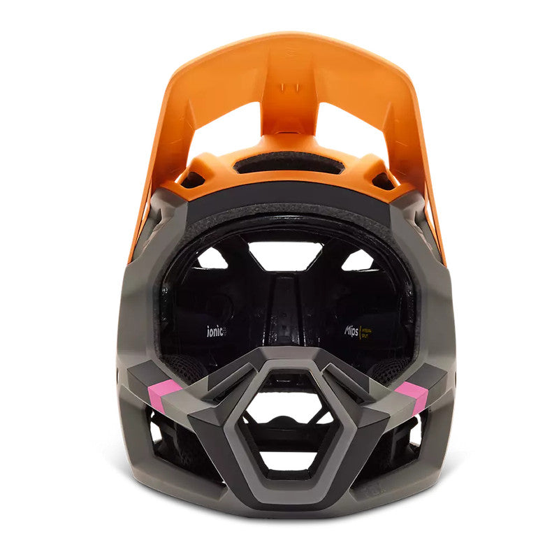 FOX Casco Bicicleta Proframe RS Clyzo Naranjo/Negro/Rosado - Rideshop