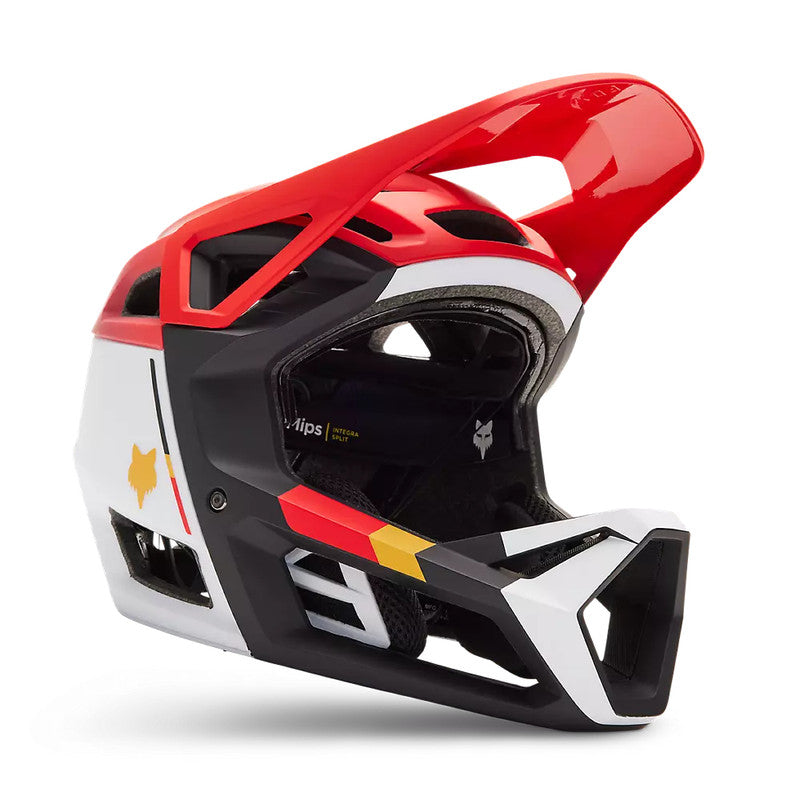 FOX Casco Bicicleta Proframe RS Clyzo Rojo/Blanco/Negro - Rideshop