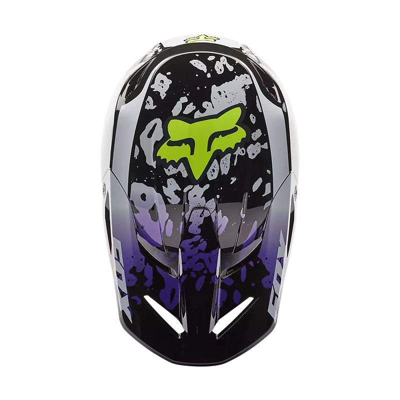 FOX Casco Moto V1 Morphic Negro/Blanco - Rideshop