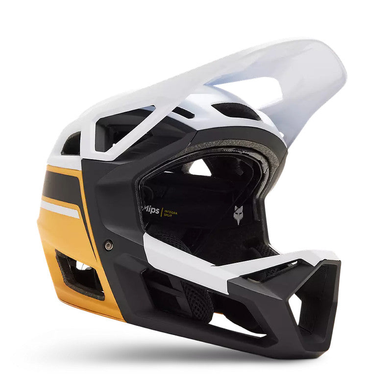 FOX Casco Bicicleta Proframe RS Racik Blanco/Amarillo - Rideshop