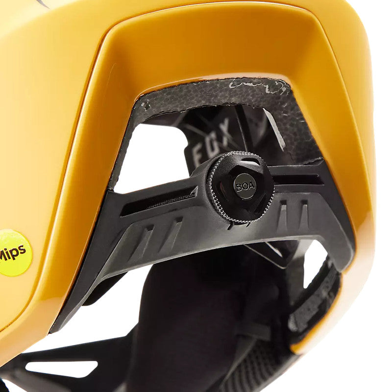 FOX Casco Bicicleta Proframe RS Racik Blanco/Amarillo - Rideshop