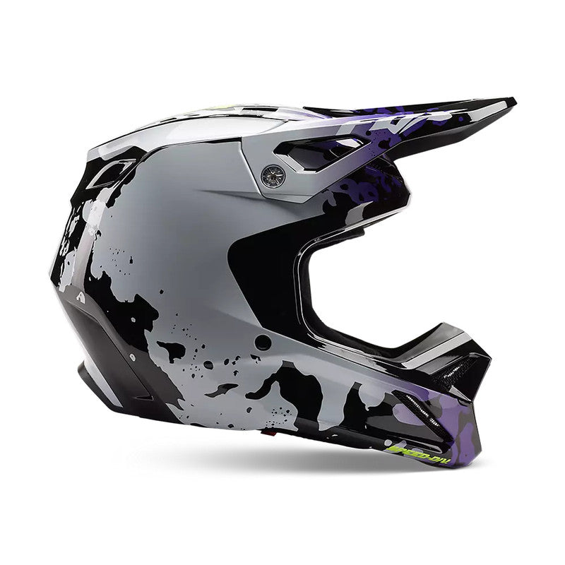 FOX Casco Moto V1 Morphic Negro/Blanco - Rideshop