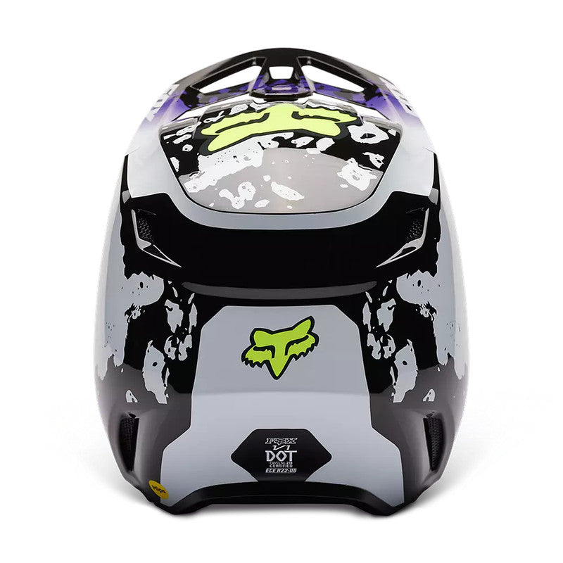 FOX Casco Moto V1 Morphic Negro/Blanco - Rideshop