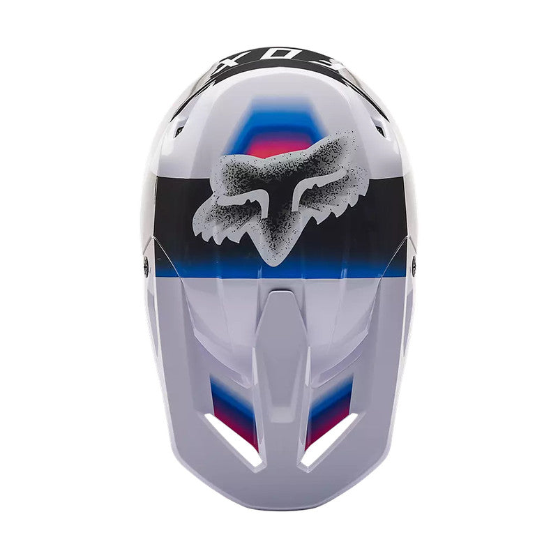 FOX Casco Moto V1 Horyzn Negro/Blanco/Rosado - Rideshop