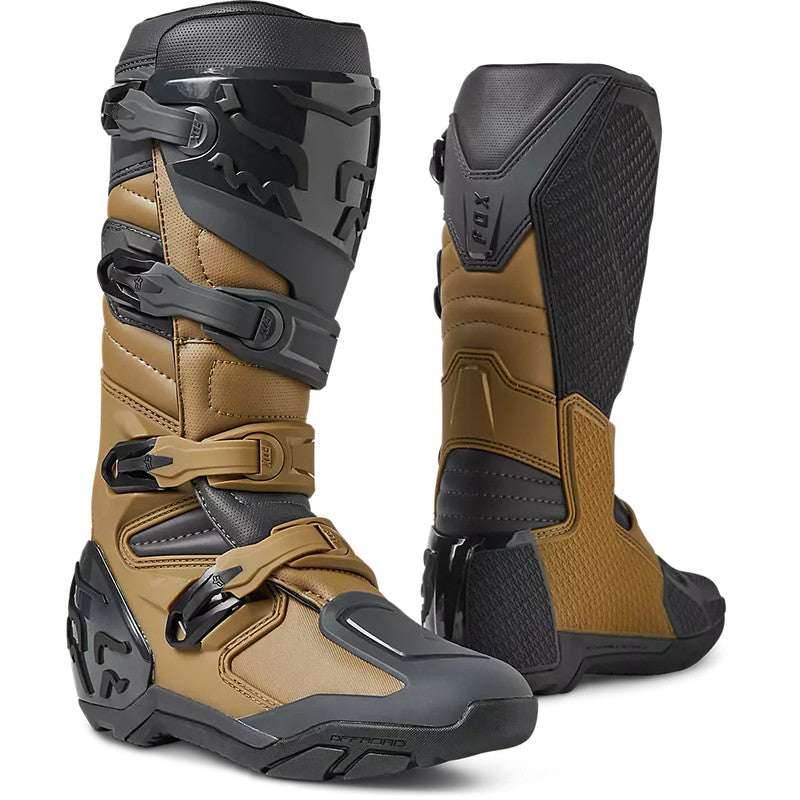 FOX Botas Moto Comp X Cafe/Gris - Rideshop