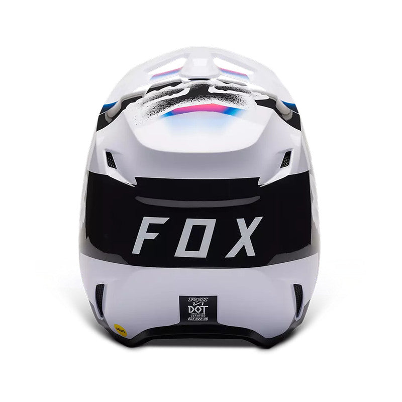 FOX Casco Moto V1 Horyzn Negro/Blanco/Rosado - Rideshop