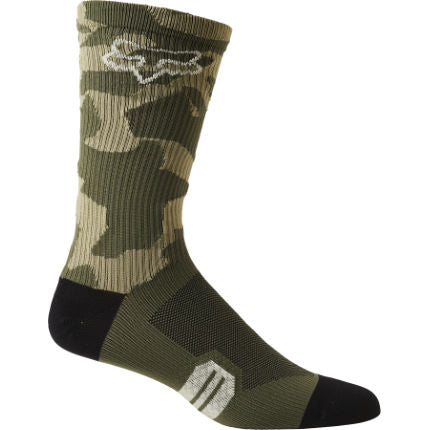 FOX Calcetines Bicicleta Cushioned Crew Camo Verde - Rideshop