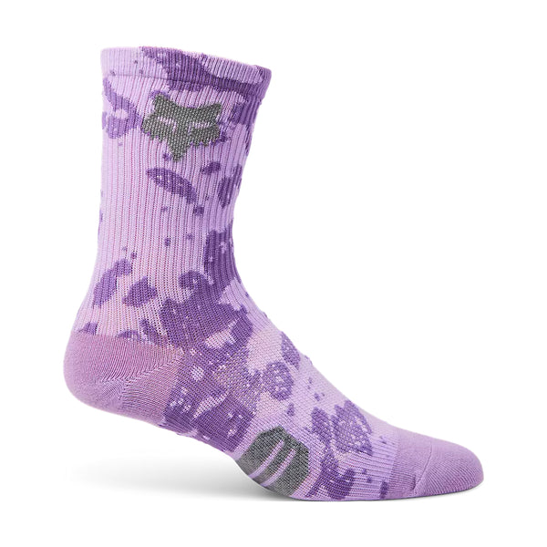 Calcetines Bicicleta Mujer Ranger 6" Morado Fox