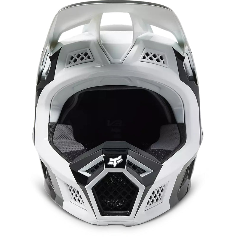 FOX Casco Moto V3 RS Efekt Negro/Blanco - Rideshop