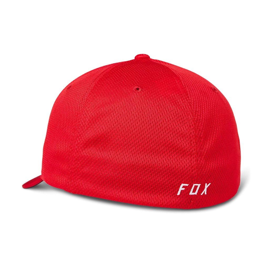FOX Gorro Jockey Lifestyle Lithotype Flexfit 2.0 Rojo - Rideshop