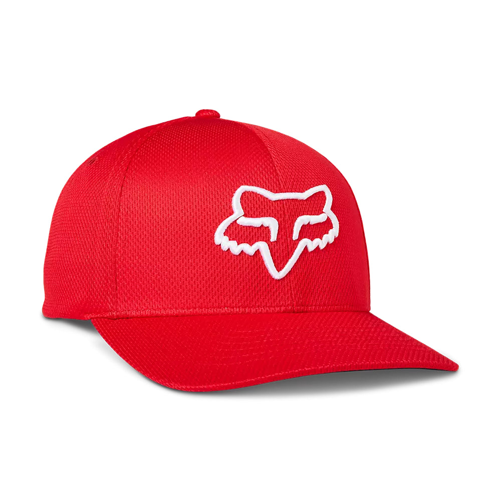 FOX Gorro Jockey Lifestyle Lithotype Flexfit 2.0 Rojo - Rideshop