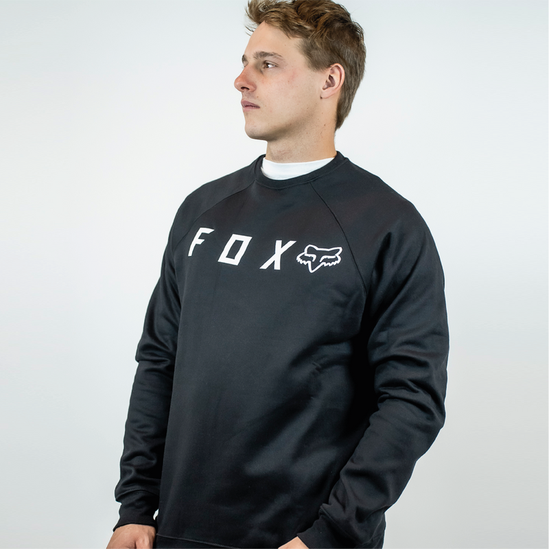 FOX Poleron Lifestyle Absolute Crewneck Negro - Rideshop