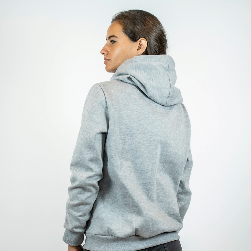 Poleron Lifestyle Mujer Absolute Po Gris Fox - Rideshop