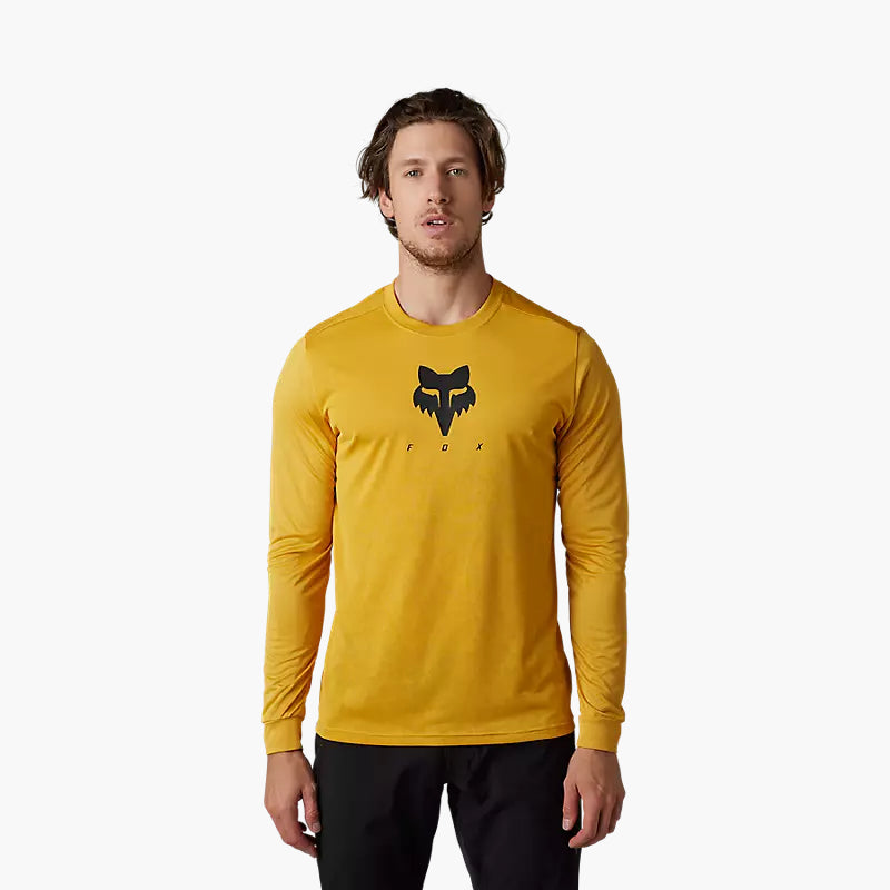 FOX Polera Bicicleta Ranger Trudi™ Manga Larga Amarillo - Rideshop