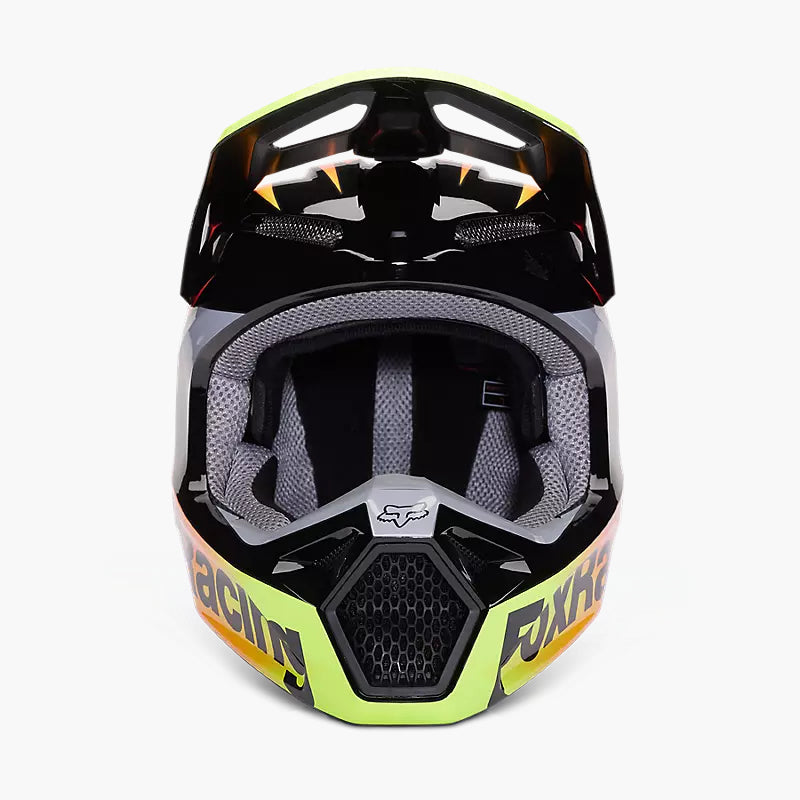 FOX Casco Moto V1 Statk Rojo/Rosado - Rideshop