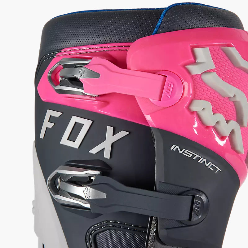 FOX Botas Moto Instinct Gris/Rosado - Rideshop