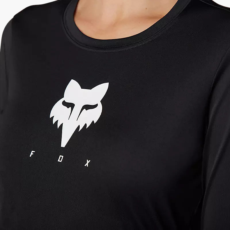 FOX Polera Bicicleta Mujer Ranger Trudri™ Manga Larga Negro - Rideshop