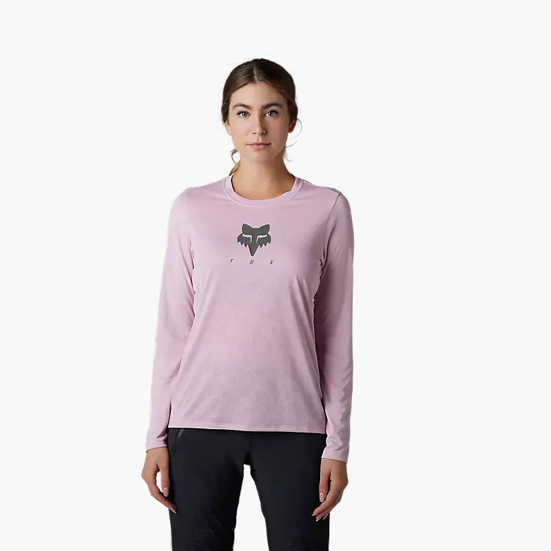 FOX Polera Bicicleta Mujer Ranger Trudri™ Manga Larga Rosado - Rideshop