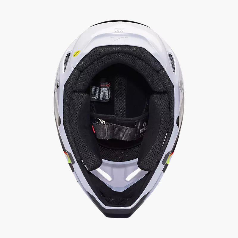 FOX Casco Moto V1 Kozmik Negro/Blanco - Rideshop