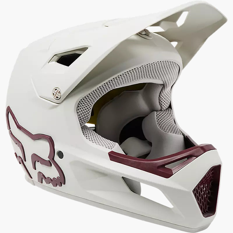 FOX Casco Bicicleta Niño Rampage Blanco Vintage - Rideshop