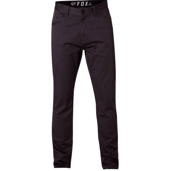 Pantalon Lifestyle Stretch Chino Negro Fox Racing. - Rideshop