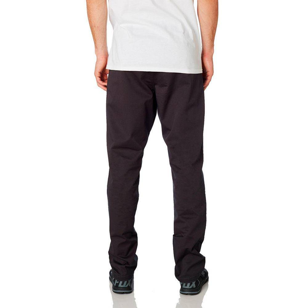 Pantalon Lifestyle Stretch Chino Negro Fox Racing. - Rideshop