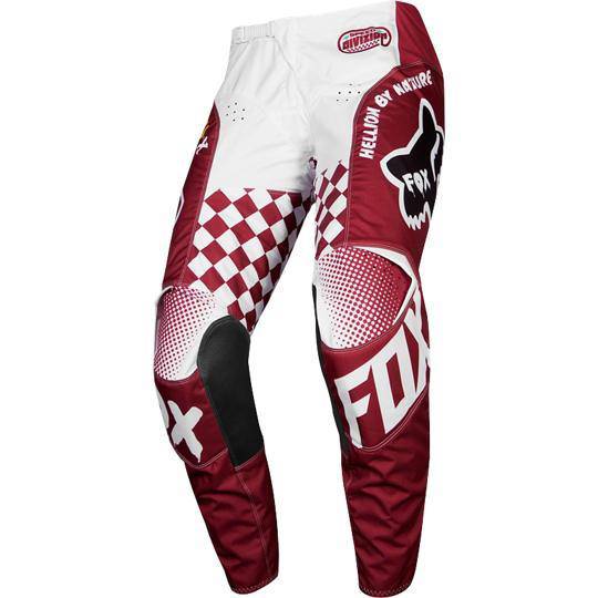 Pantalon Moto 180 Czar Rojo Vivo Fox Racing. - Rideshop