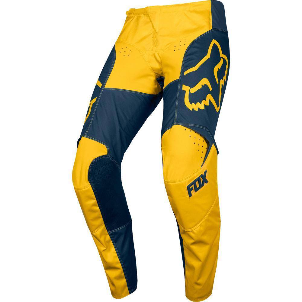 Pantalon Moto 180 Przm Azul Amarillo Fox Racing. - Rideshop