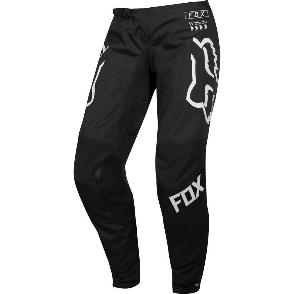 Pantalon Moto Mujer 180 Mata Negro Blanco Fox Racing. - Rideshop