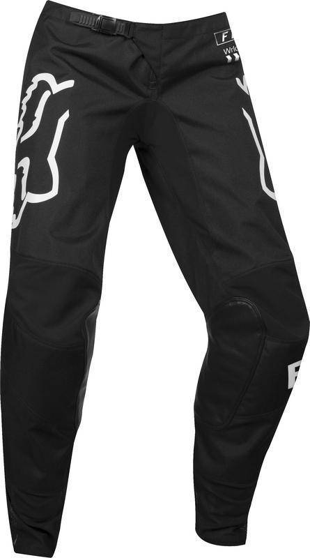 Pantalon Moto Mujer 180 Mata Negro Blanco Fox.-Rideshop