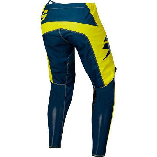 Pantalon Moto Niño White York Amarillo Shift - Rideshop