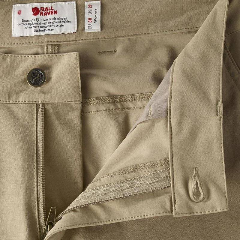 Pantalón Mujer Abisko Sand Capri Fjallraven - Rideshop