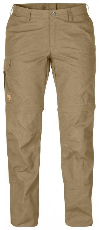 Pantalón Mujer Karla Zip-Off Mt Light Khaki Fjallraven - Rideshop