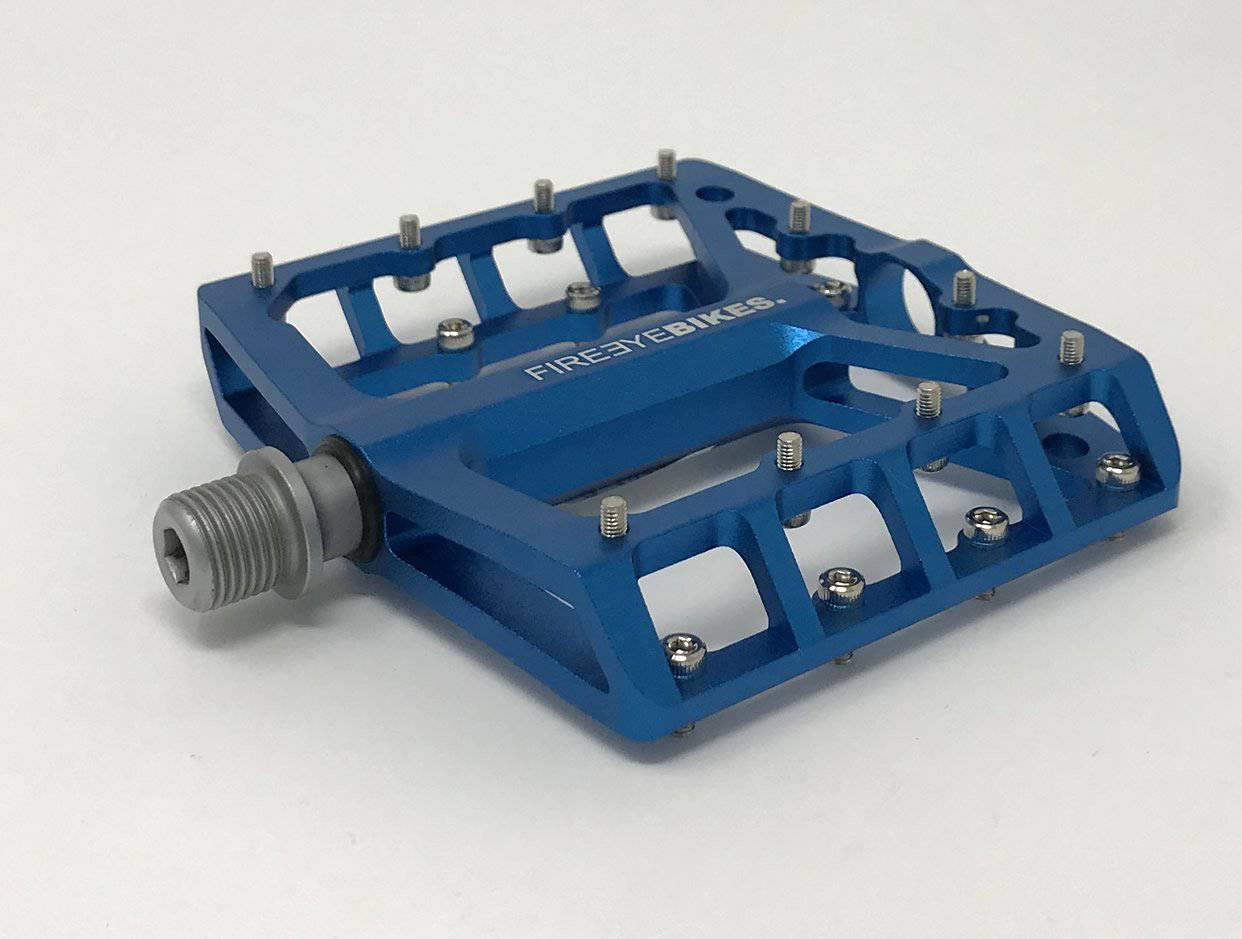 PEDAL FIRE EYE BROIL ALUMINIO AZUL - Rideshop