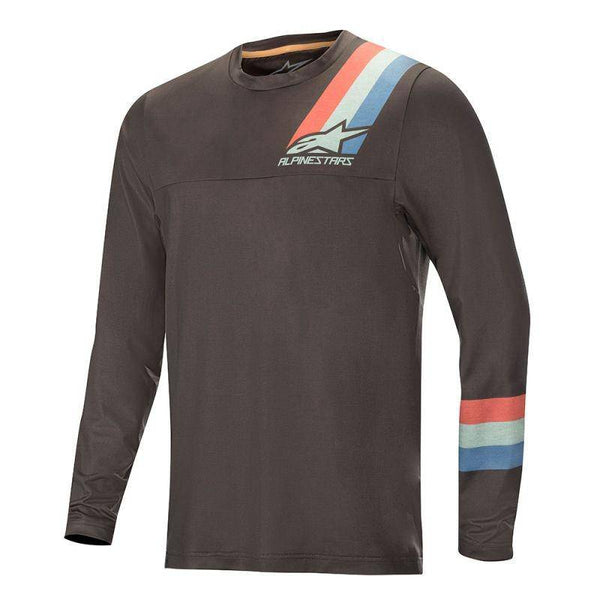 Polera Alpinestars 4.0 Dark Gray Teal Red - Rideshop