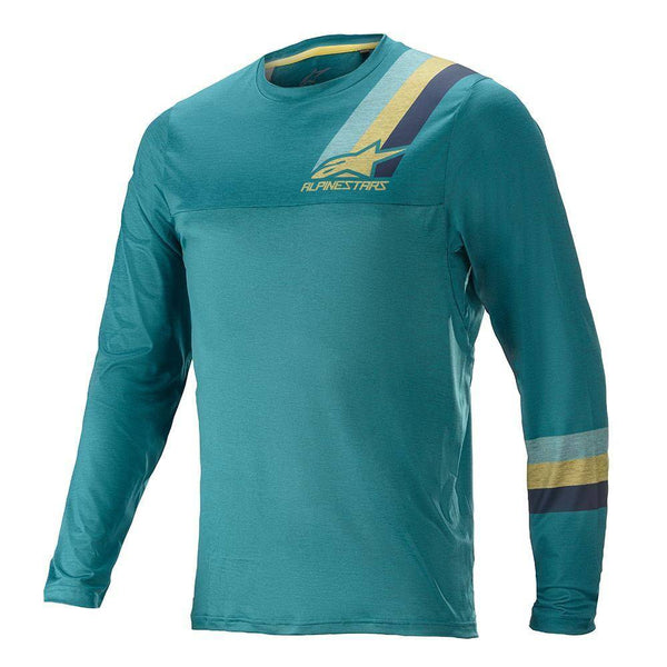 Polera Alpinestars 4.0 Ls Jersey Melange Emerald - Rideshop