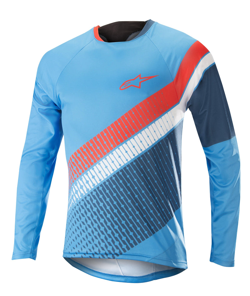 Polera Alpinestars Predator L/S Celeste - Rideshop