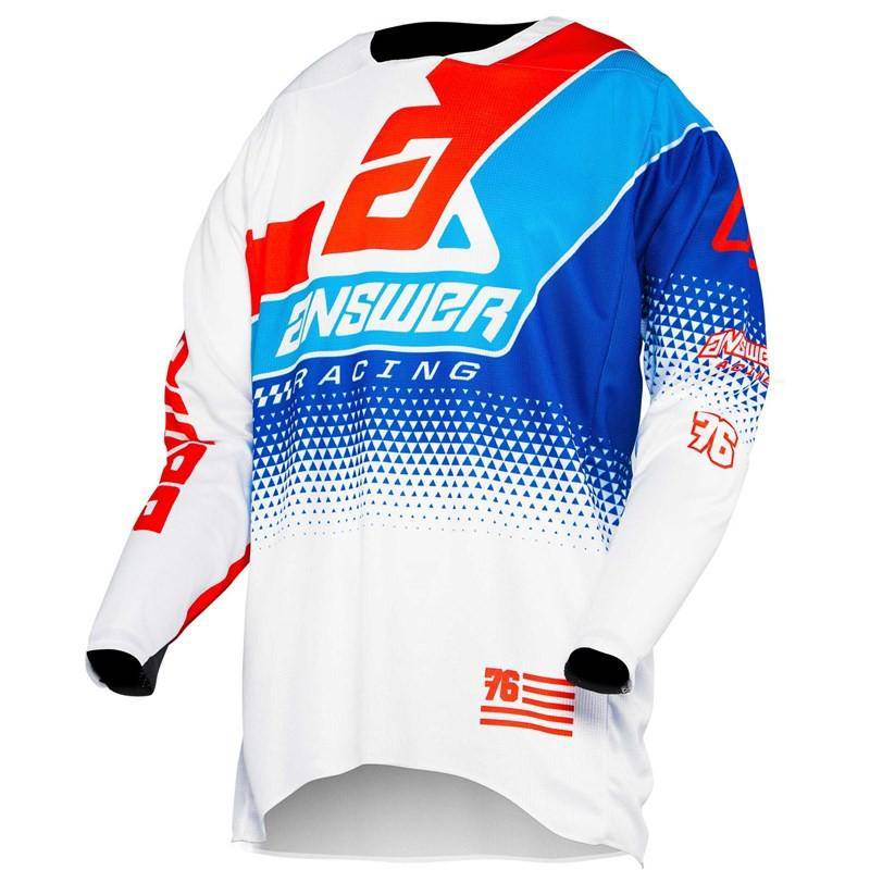 Polera Answer Elite Korza Wht/Rd/Hypblu/Rflx - Rideshop