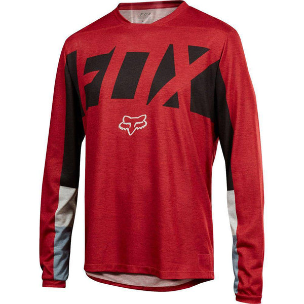 Polera Bicicleta Indicator Drafter Rojo Fox Racing. - Rideshop