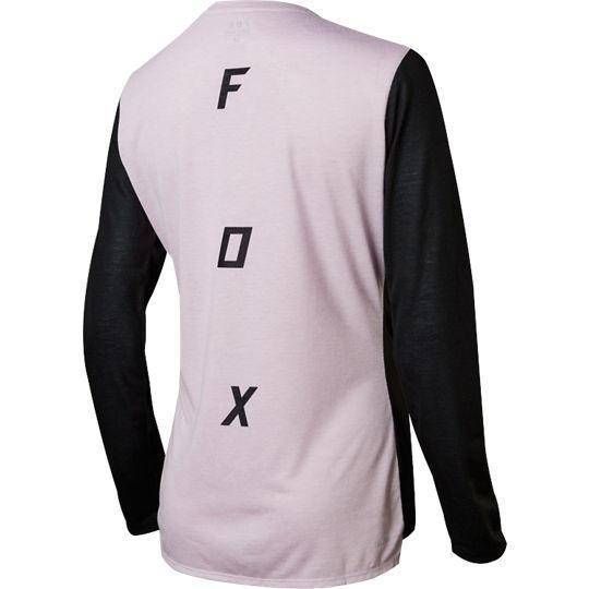 Polera Bicicleta Mujer Indicator Asym Lila Fox Racing. - Rideshop