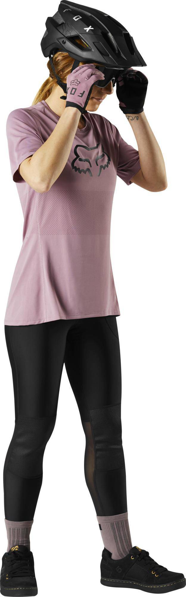 Polera Bicicleta Mujer Ranger Rosado Fox.-Rideshop