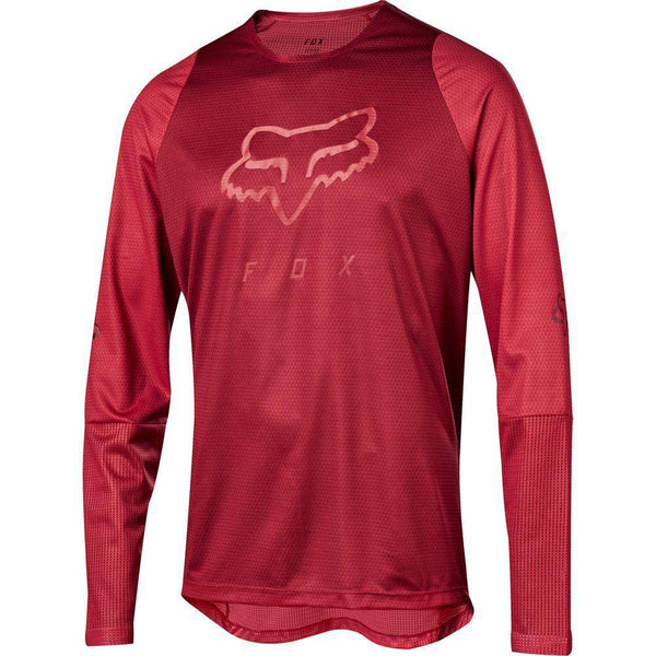 Polera Bicicleta Niño Defend Rojo Fox Racing. - Rideshop