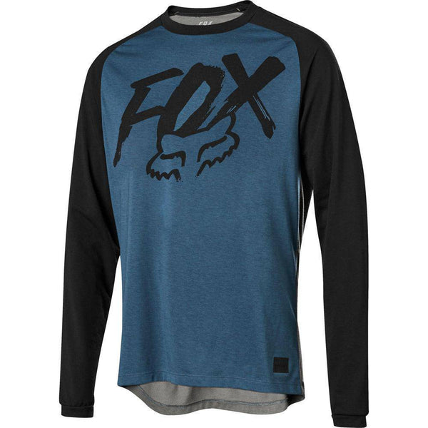 Polera Bicicleta Niño Ranger Drirelease Azul Fox Racing. - Rideshop