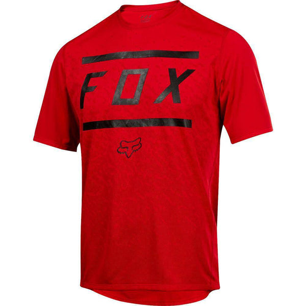 Polera Bicicleta Ranger Bars Rojo Fox Racing. - Rideshop